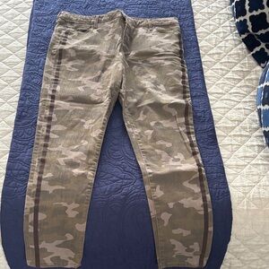Skinnygirl Camouflage Jeans with Button Detail